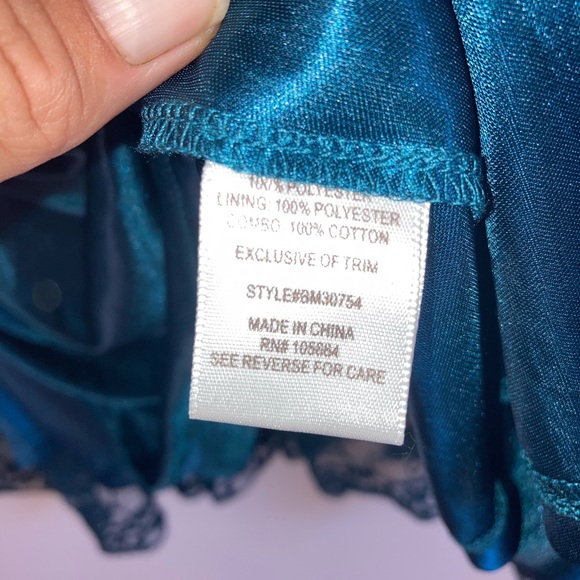 Badgley Mischka American Glamour Chiffon Top 3x boho flowy lagenlook - Picture 4 of 6